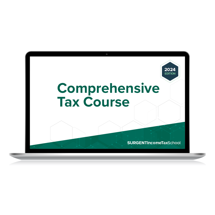 Surgent Income Tax School's Comprehensive Tax Course 2024